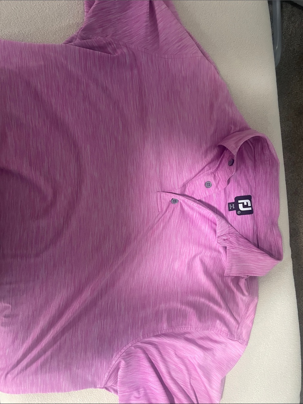 FootJoy Men’s Heathered Magenta Polo
